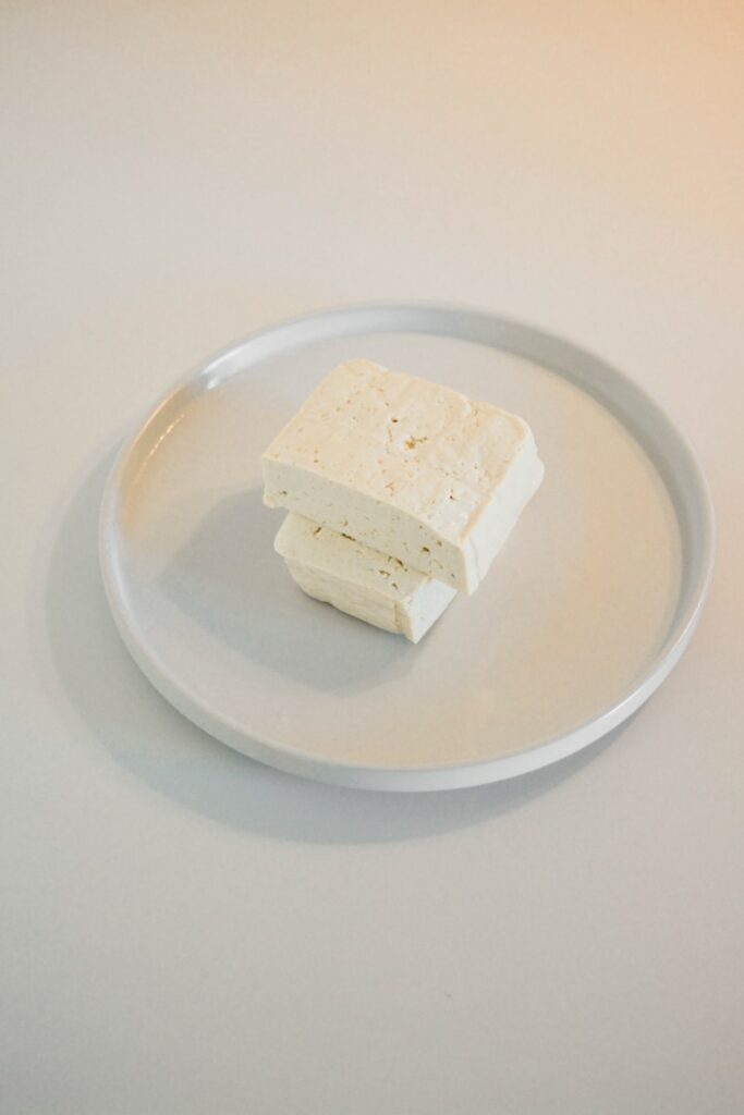 a plate of cheese